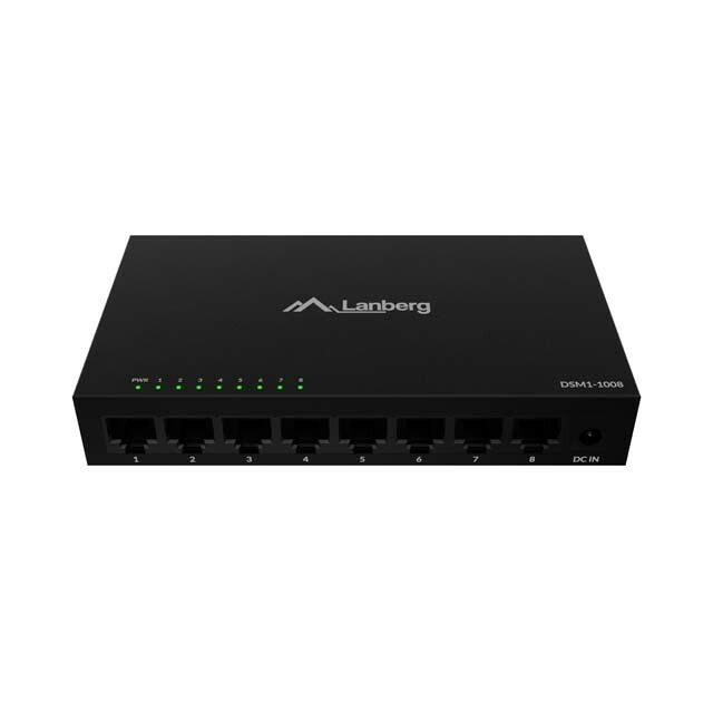 LANBERG Switch DSM1-1008 8×1Gb/s - Unmanaged
