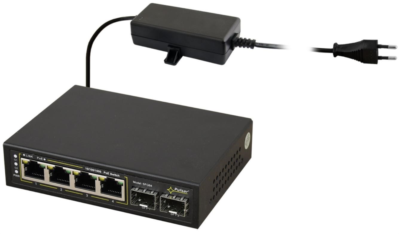 PULSAR SWITCH POE 4+2SFP  SFG64 |