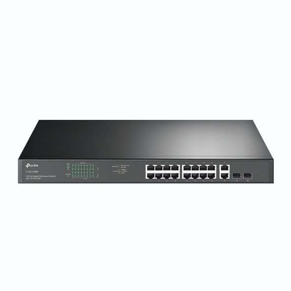 TP-LINK Switch SG1218MP 16xGE PoE+ 2xGE