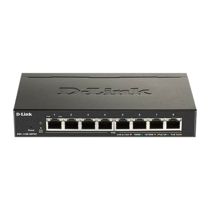 D-Link Switch Smart DGS-1100-08PV2 8xGE PoE
