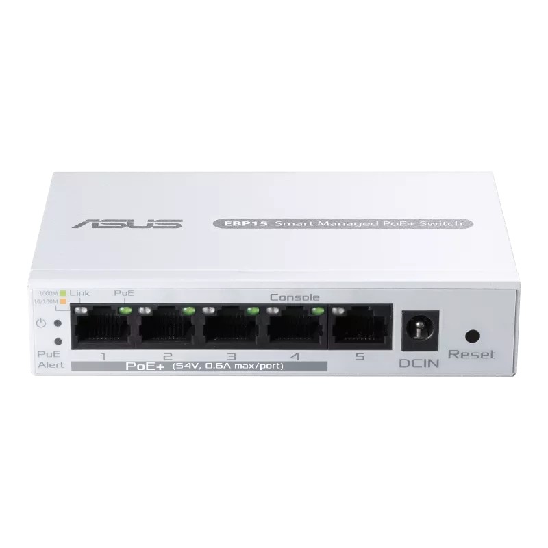 ASUS Switch Smart EBP15 5xGE (4xPoE+