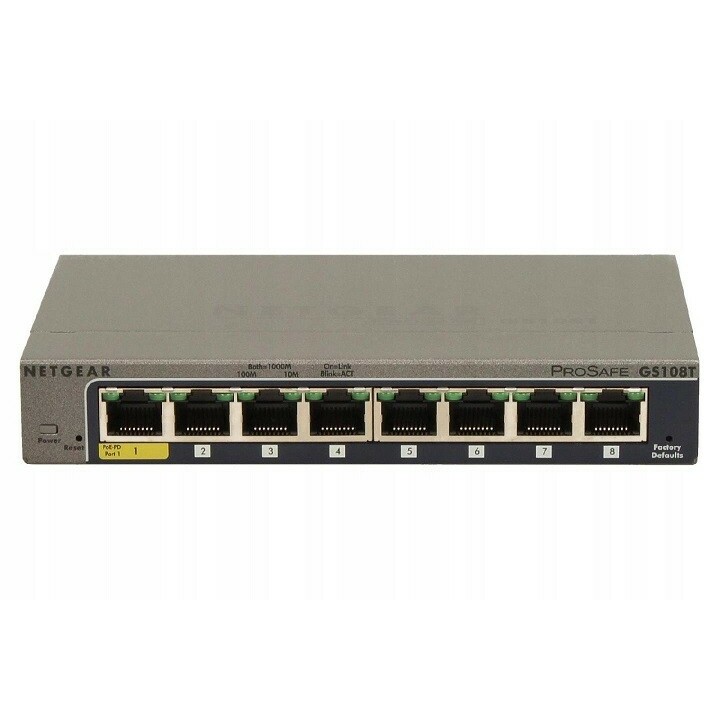 NETGEAR  Switch Smart GS108T 8x1Gb |