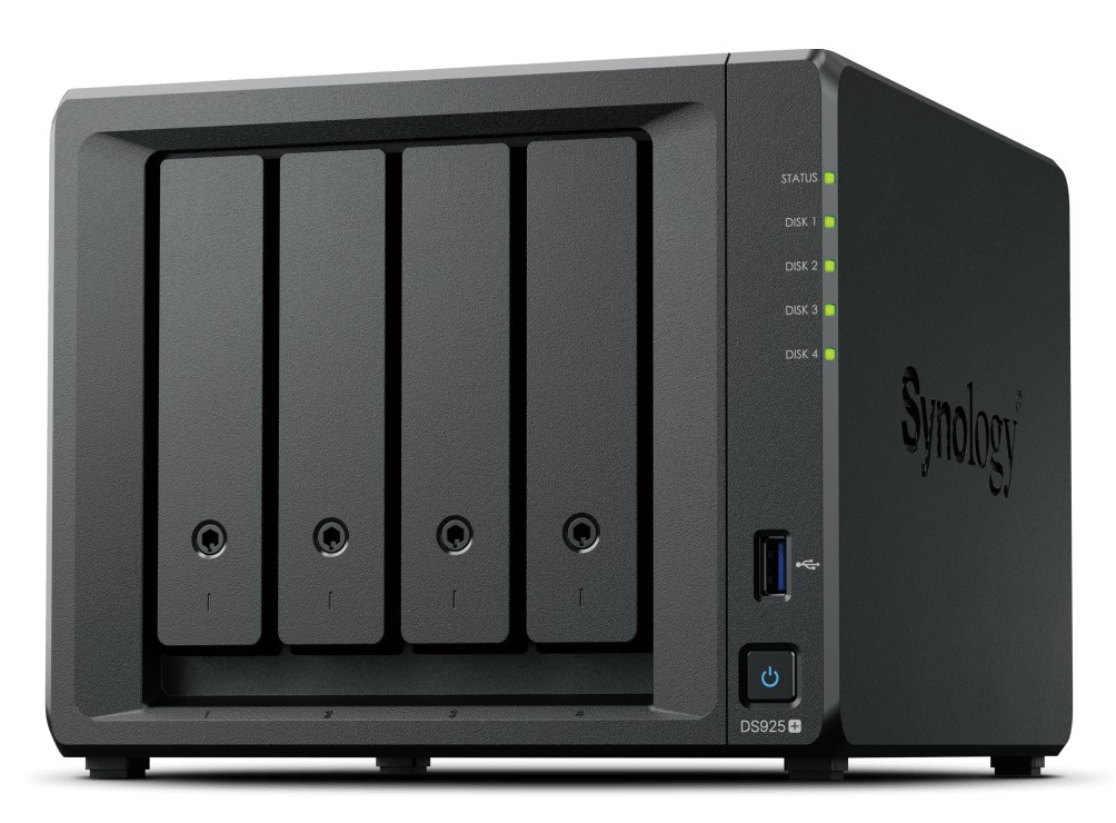 Synology  NAS DS925+ 4x0HDD V1500B 4GB