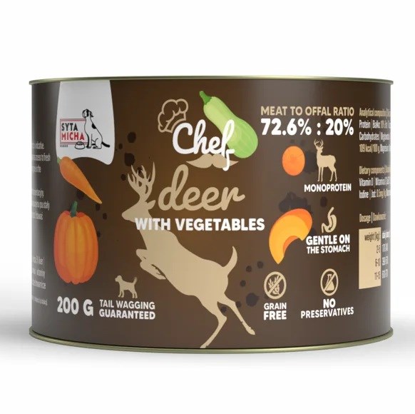 SYTA MICHA  Chef Deer with vegetables