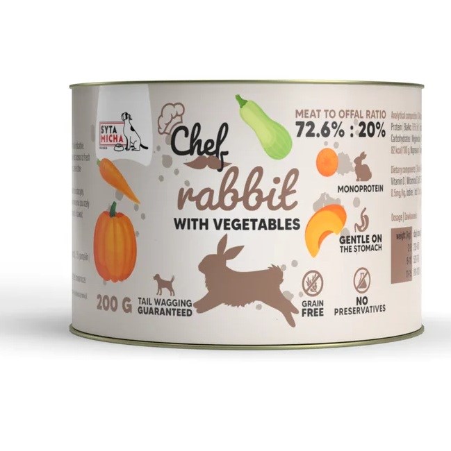SYTA MICHA Chef Rabbit with vegetables
