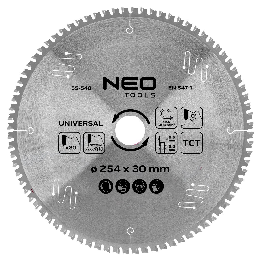 NEO TOOLS Tarcza do pilarki, widiowa