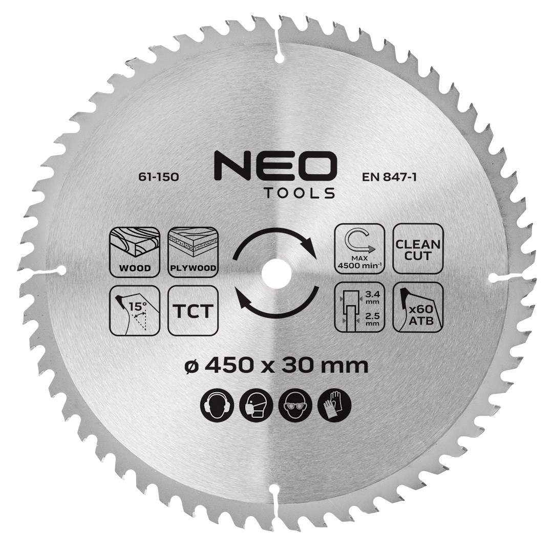 NEO TOOLS Tarcza do pilarki, widiowa