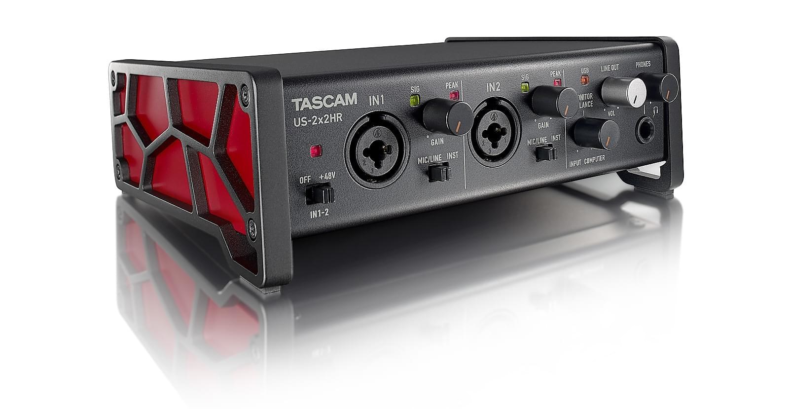 TASCAM  US-2X2HR recording audio interface |