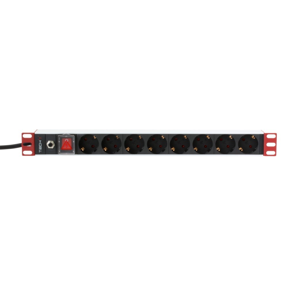 Techly  Rack 19" Power Strip 8