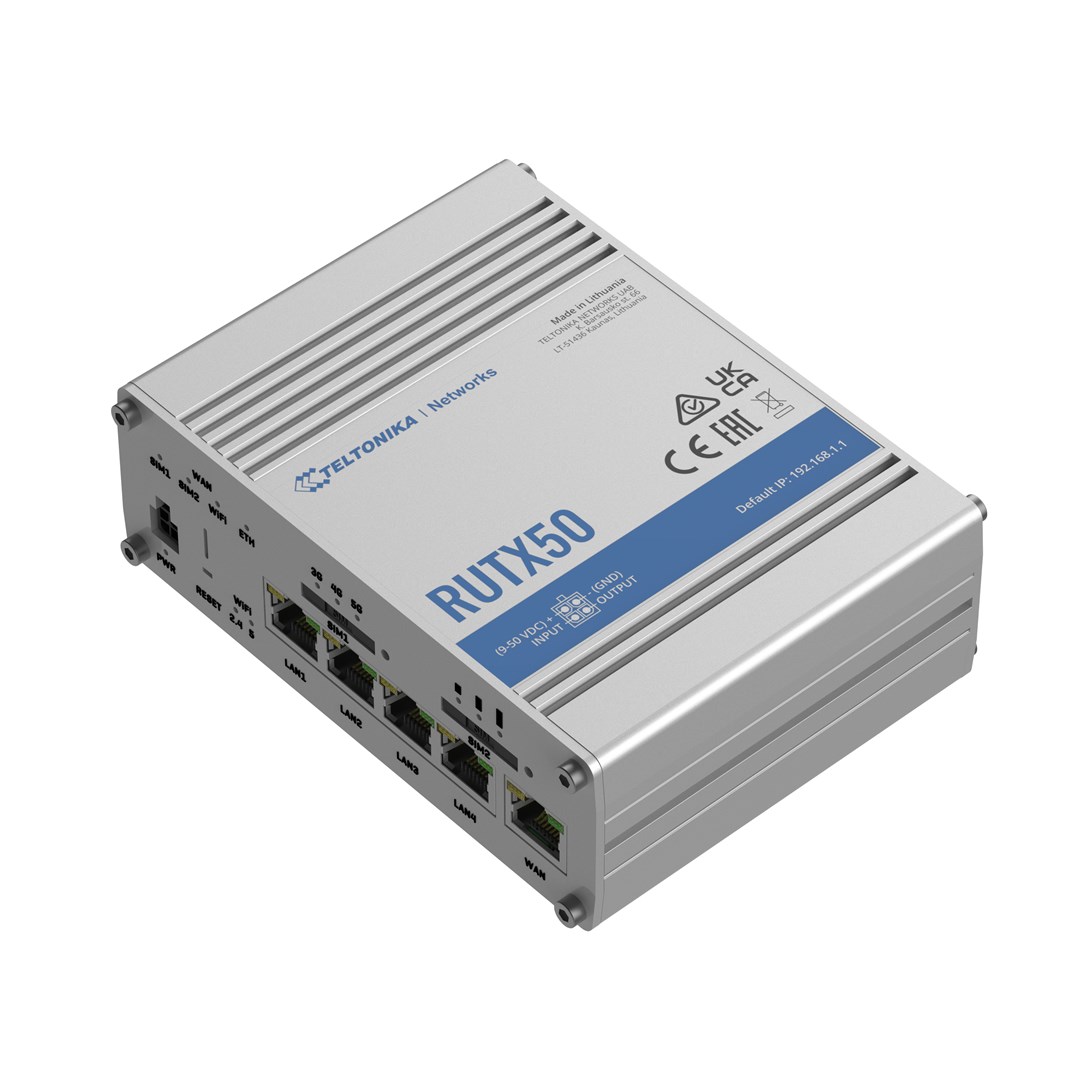 Teltonika  RUTX50 Industrial 5G Router |