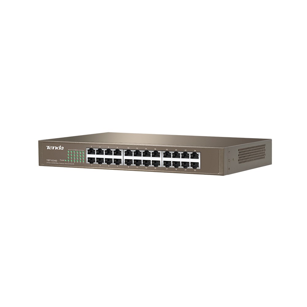 Tenda  TEF1024D network switch Unmanaged Fast