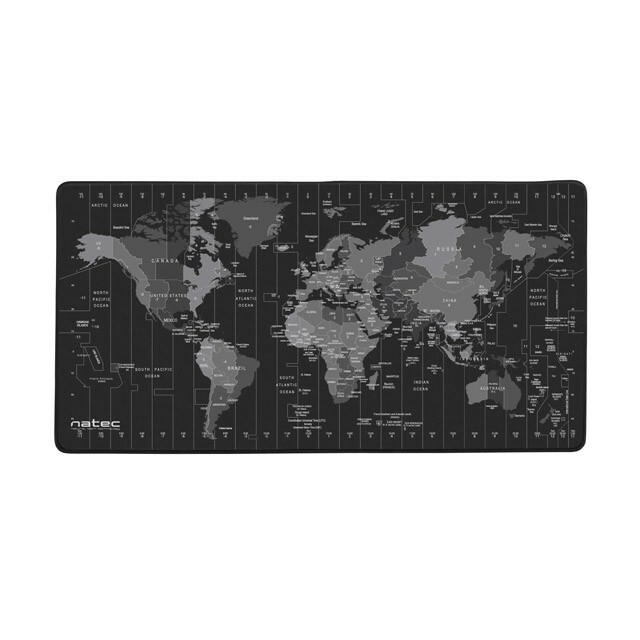 NATEC  Time zone Map Maxi 800x400