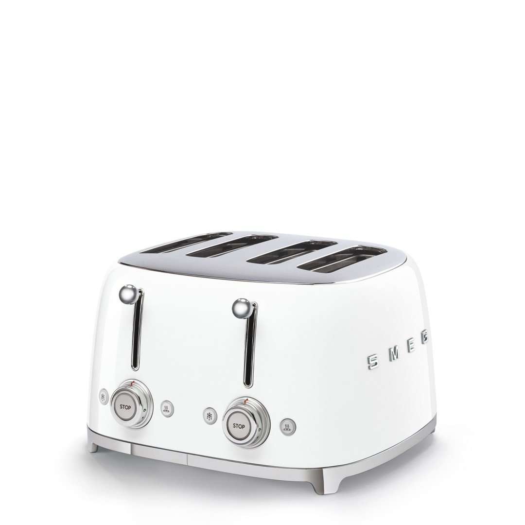 SMEG Toaster for 4 slices, white