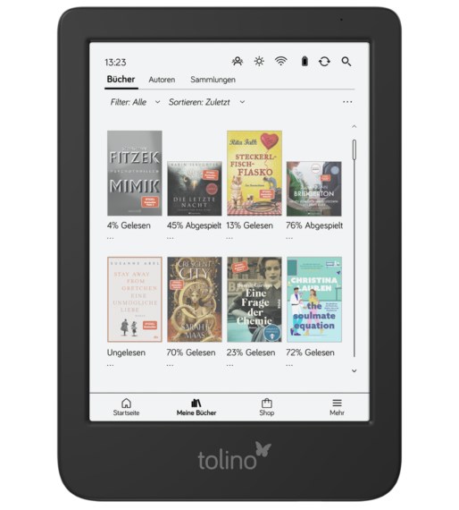 Tolino shine color e-book reader Touchscreen