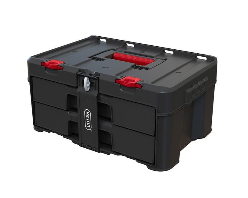 KETER Toolbox  Stack`N`Roll (17210832/253384) 2 drawers