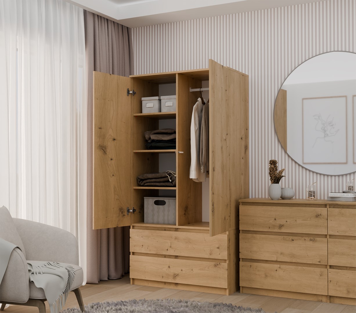TOP E SHOP Topeshop SZAFA MALWA