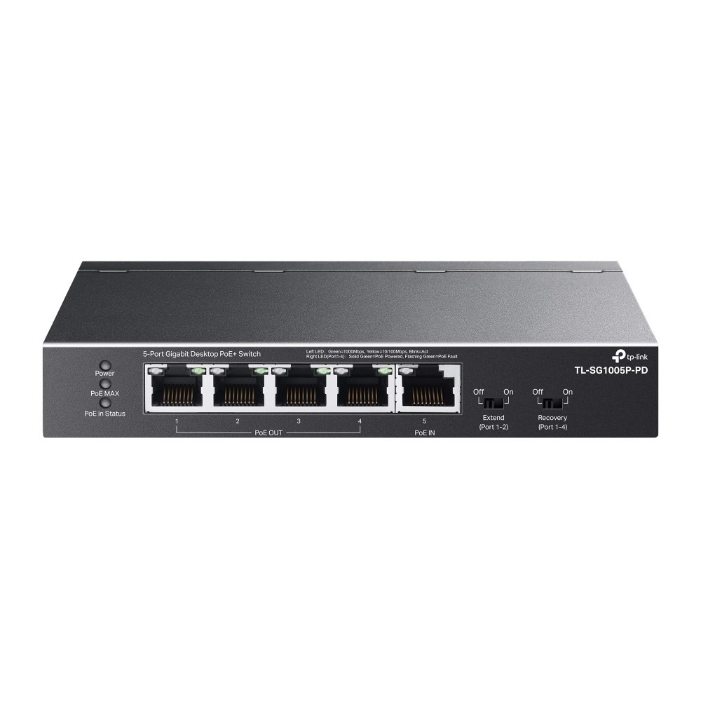 TP-LINK Switch SG1005P-PD 5xGE (1xPoE++ 4xPoE+)