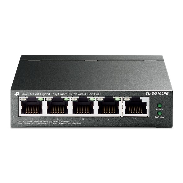 TP-LINK 5-Port Gigabit Easy Smart PoE