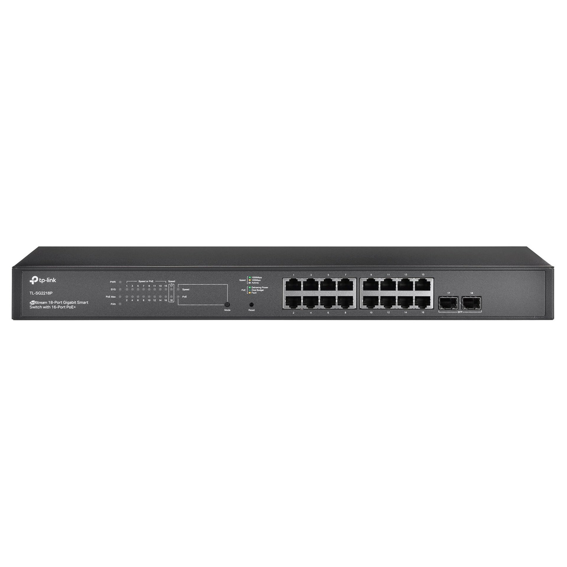 TP-LINK SG2218P switch 18xGE (16xPoE+) |