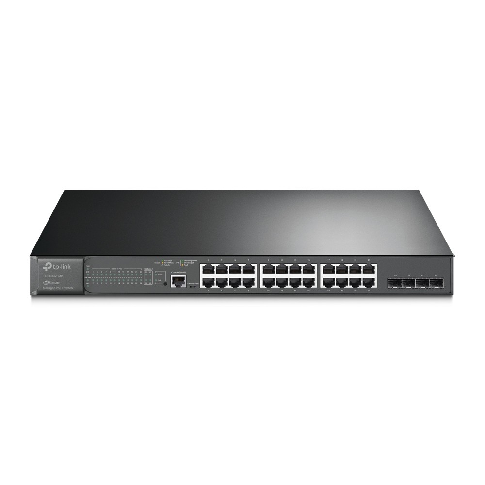 TP-LINK SG3428MP Switc h 24xGE PoE+