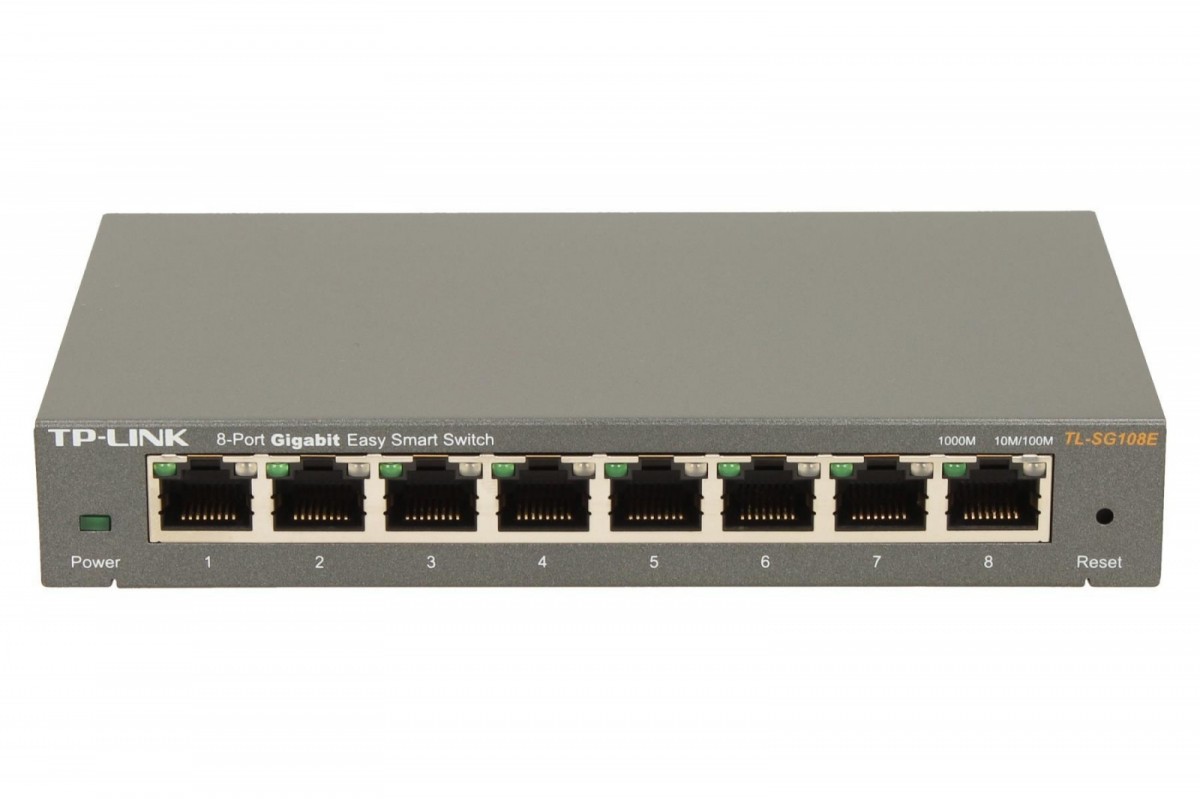 TP-LINK   TL-SG108E 8x1GbE Smart Switch |