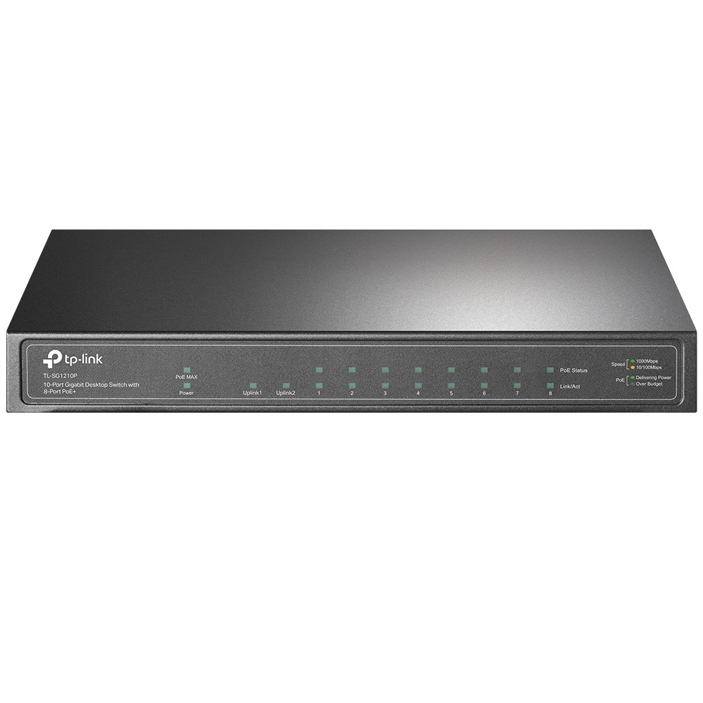TP-LINK TL-SG1210P network switch Unmanaged Gigabit