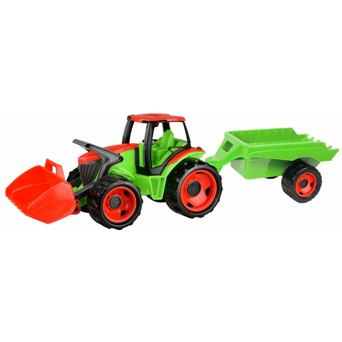 Lena Tractor with shovel and trailer