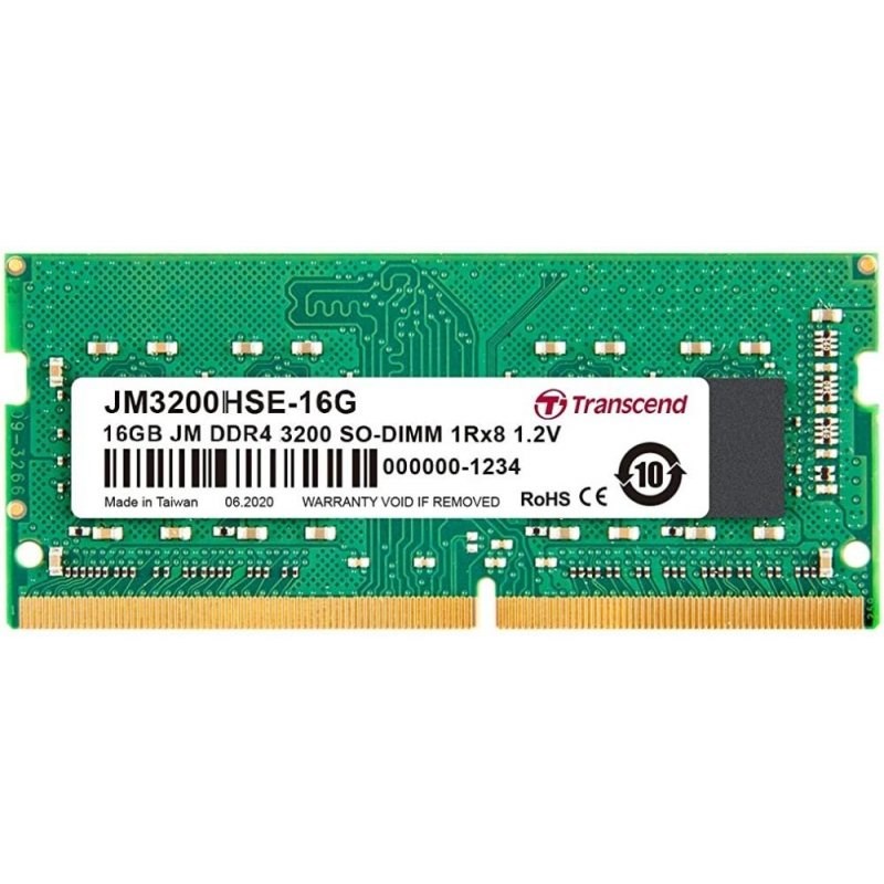 Transcend  JetRam DDR4-3200 SO-DIMM 16GB |