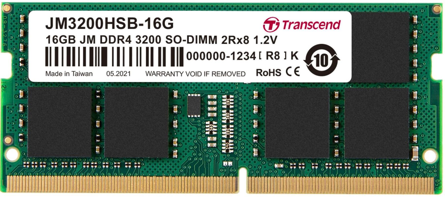 Transcend JetRam JM3200HSB-16G memory module 16