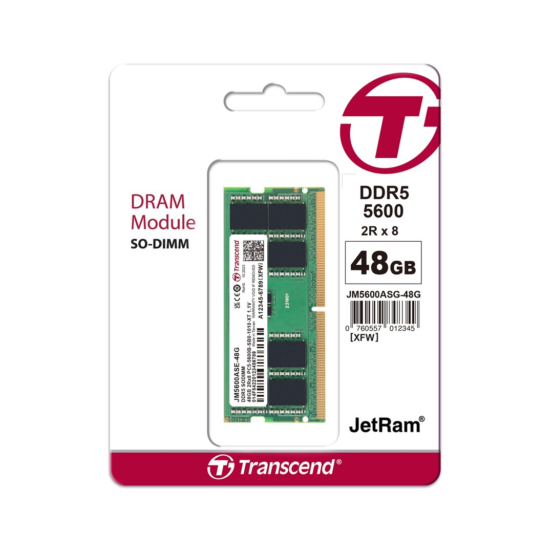 Transcend JetRam JM5600ASE-48G memory module 48