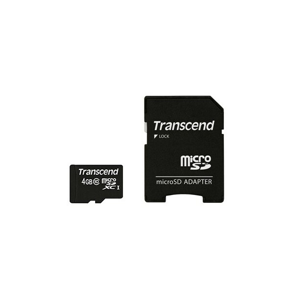 Transcend microSDXC/SDHC Class 10 4GB with