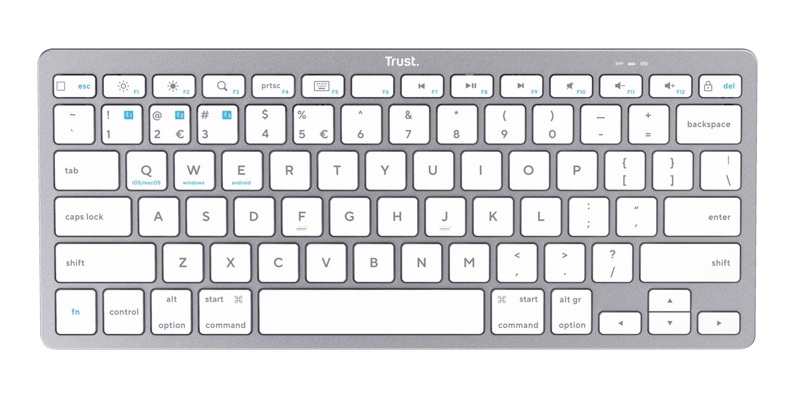 Trust Basic IS Wireless Keyboard Silver