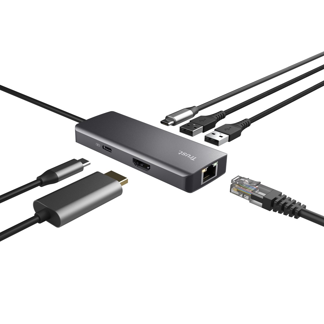 Trust  Dalyx - 6-in-1 USB-C Multi-Port