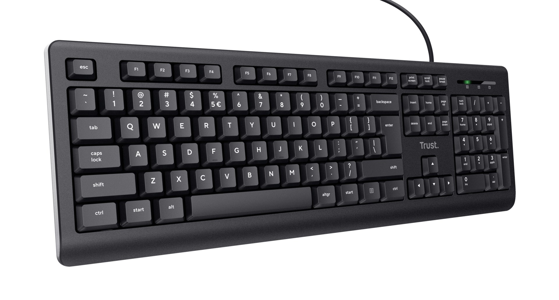 Trust TK-150 keyboard Universal USB QWERTY