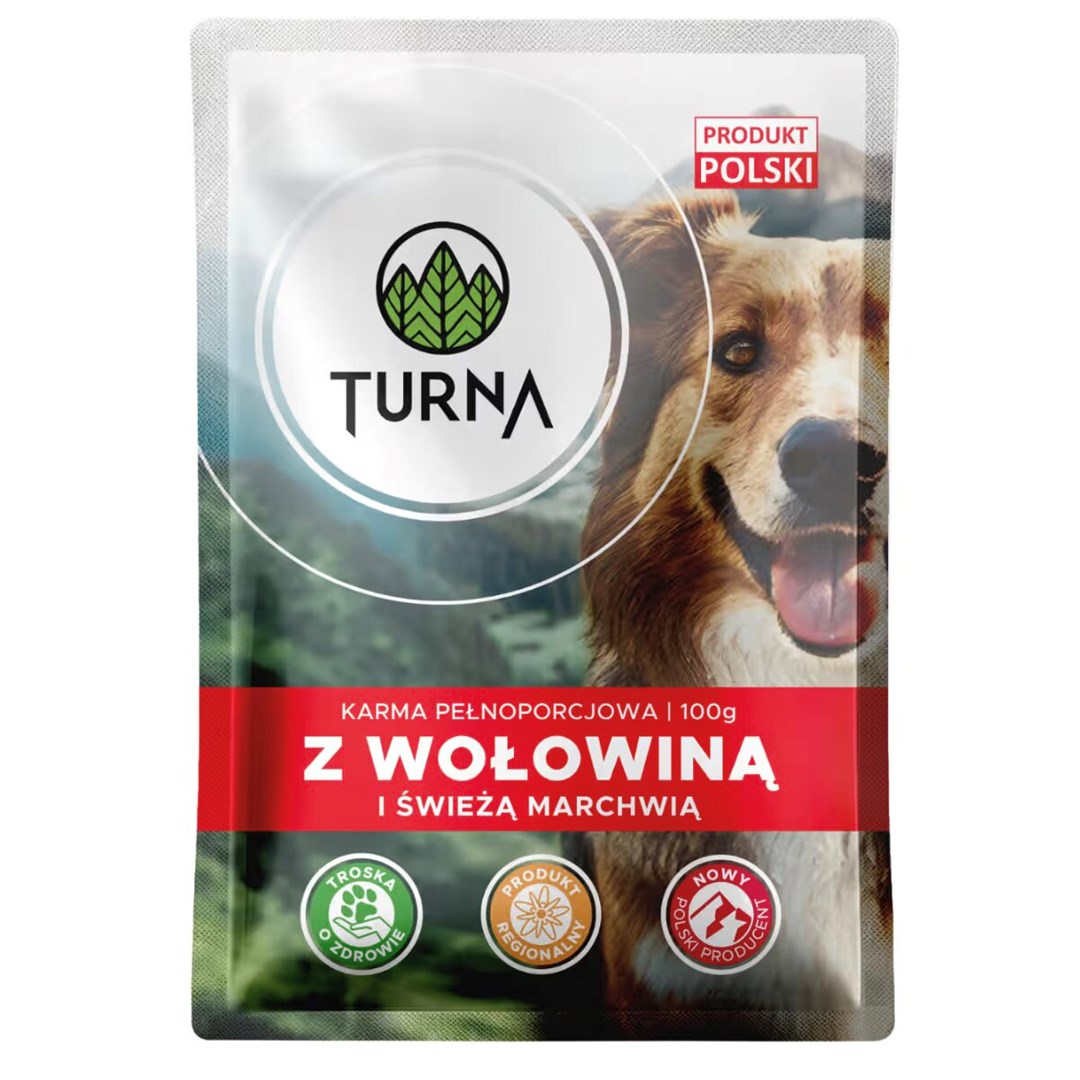 TURNA with beef – wet dog