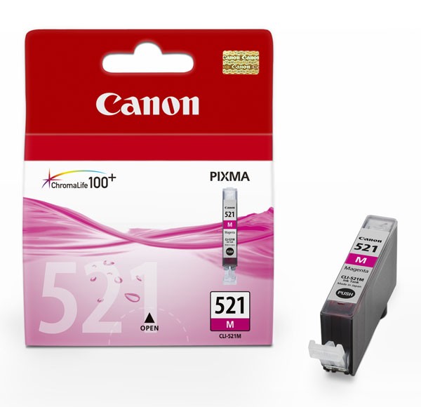 Canon  Tusz CLI-521 MAGENTA 2935B001 |