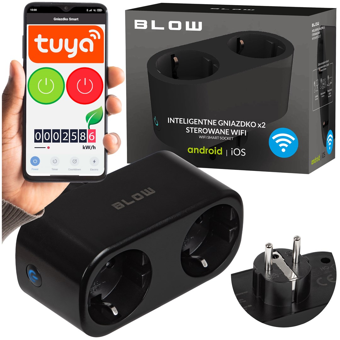 BLOW TUYA WiFi-controlled double smart socket