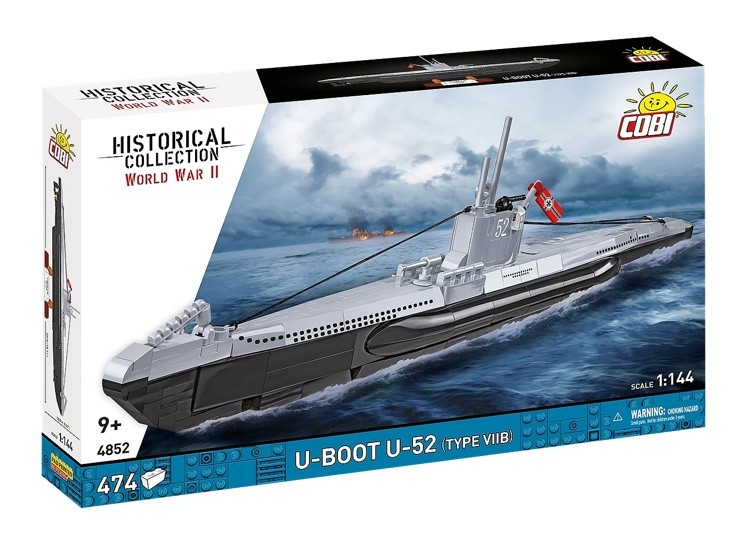 Cobi Klocki U-Boot U-52 (Type VIIB)