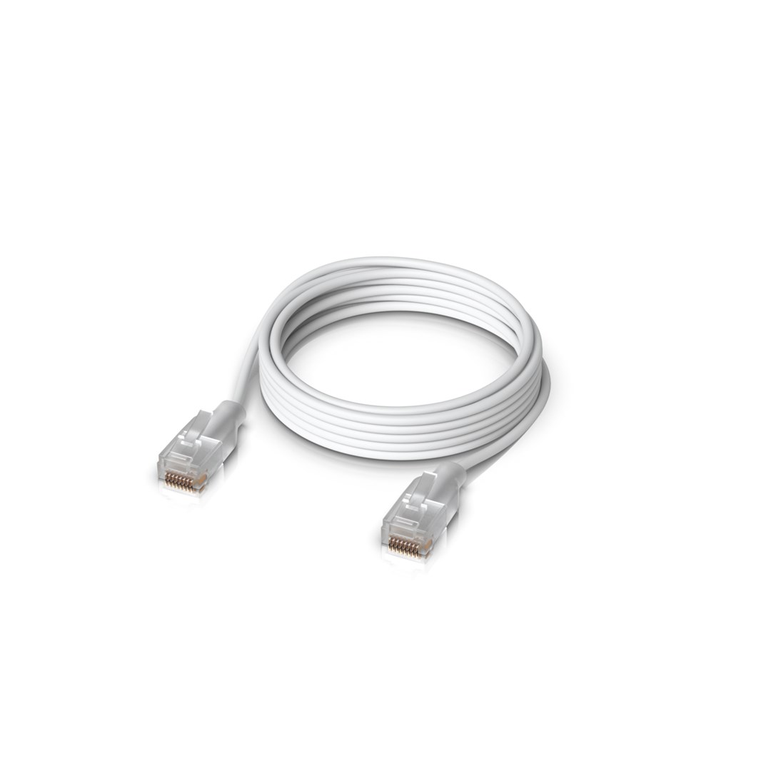 UBIQUITI  UACC-Cable-Patch-EL-2M-W networking cable Translucent, White