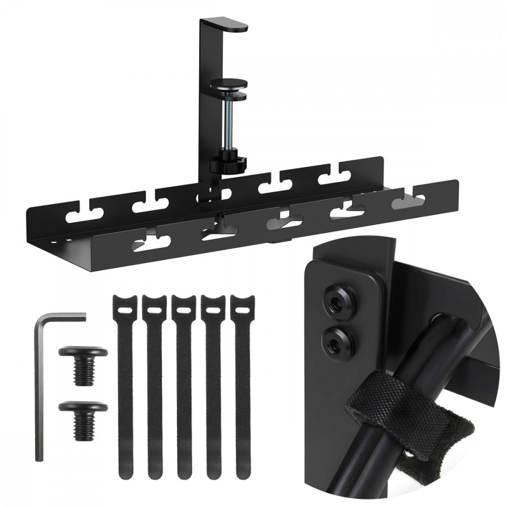 Maclean Under-desk cable organizer, MC-105 B