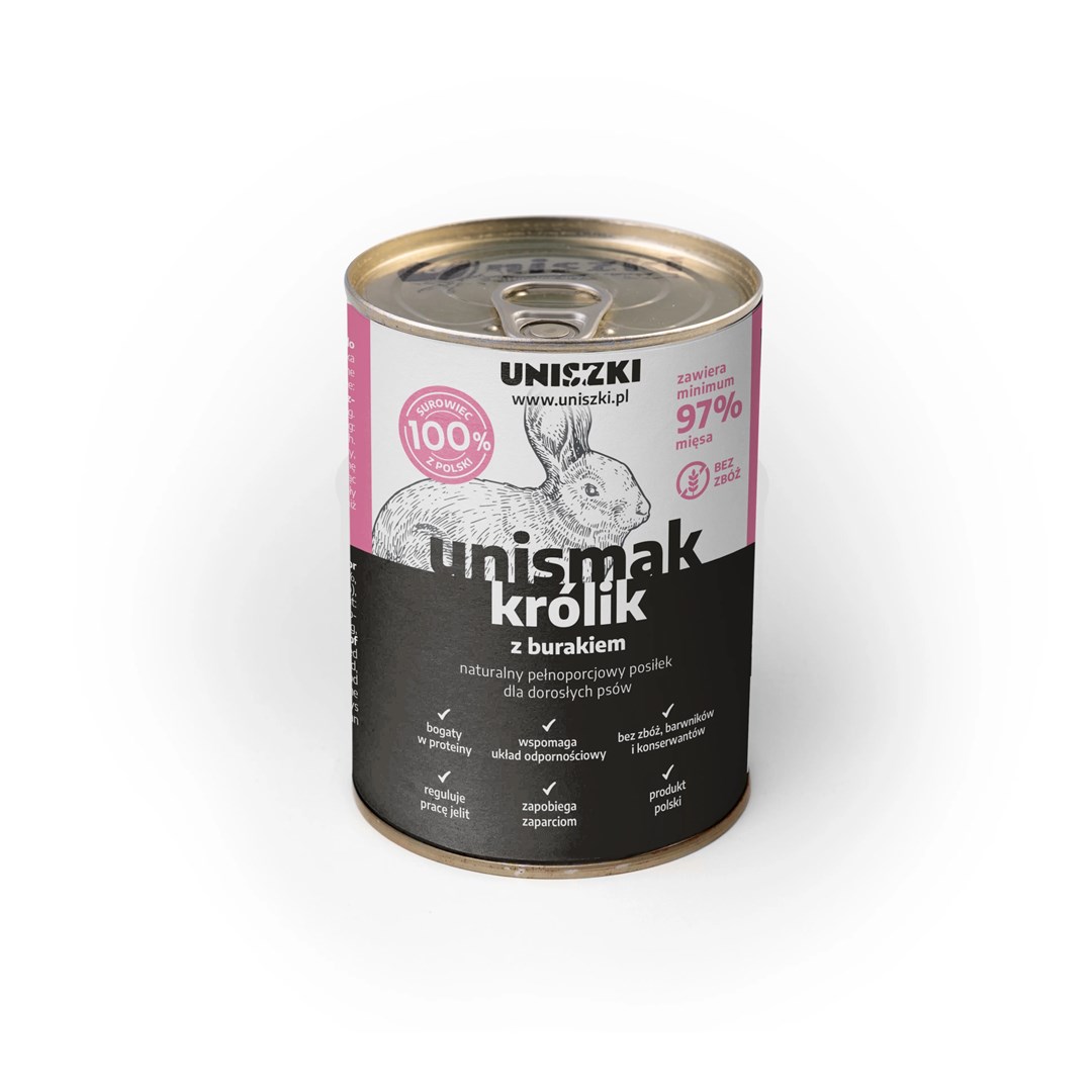 UNISZKI  UNIsmak Rabbit with beetroot -