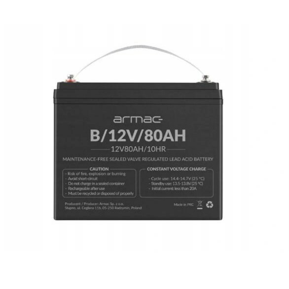 ARMAC Battery 12v agm 12v 80ah
