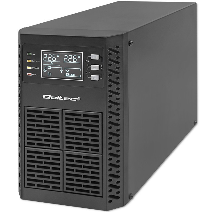 Qoltec  UPS 1kVA, 1000W, PF1.0