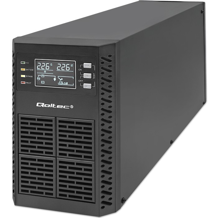 Qoltec  UPS 2kVA, 2000W, PF 1