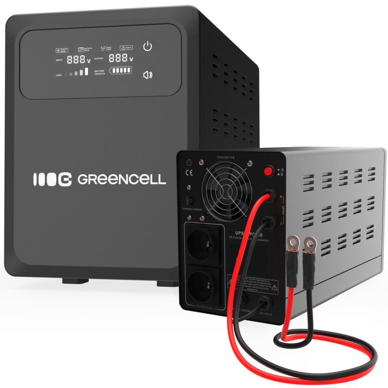 GREEN CELL UPS AVR PowerCore 800W/1200VA