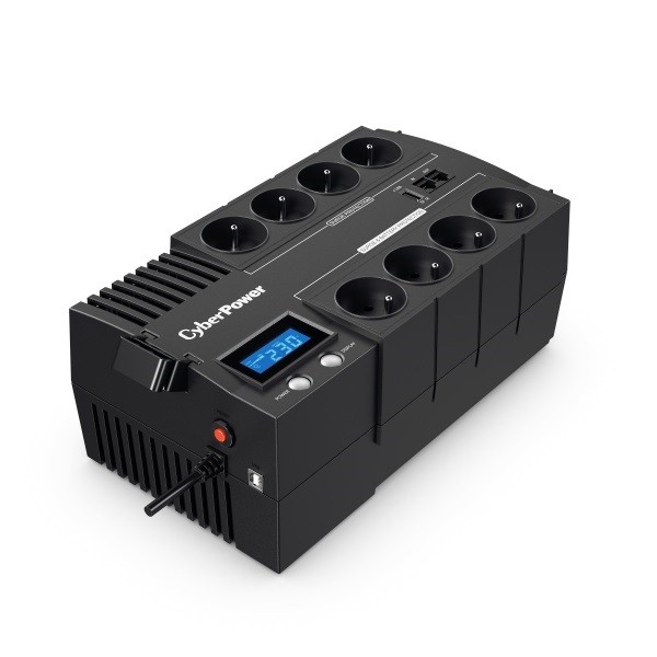 CyberPower  UPS BR1000ELCD-FR 1000VA/600W AVR/LCD/8xFR/1xUSB/RJ11/RJ45 |