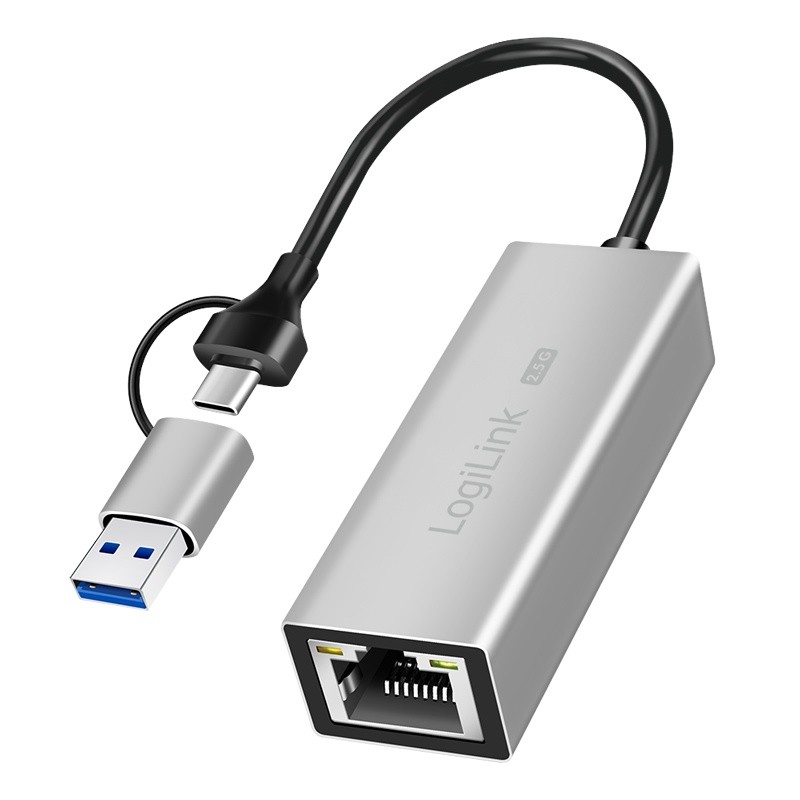 LogiLink  USB-A/-C to 2,5G Ethernet