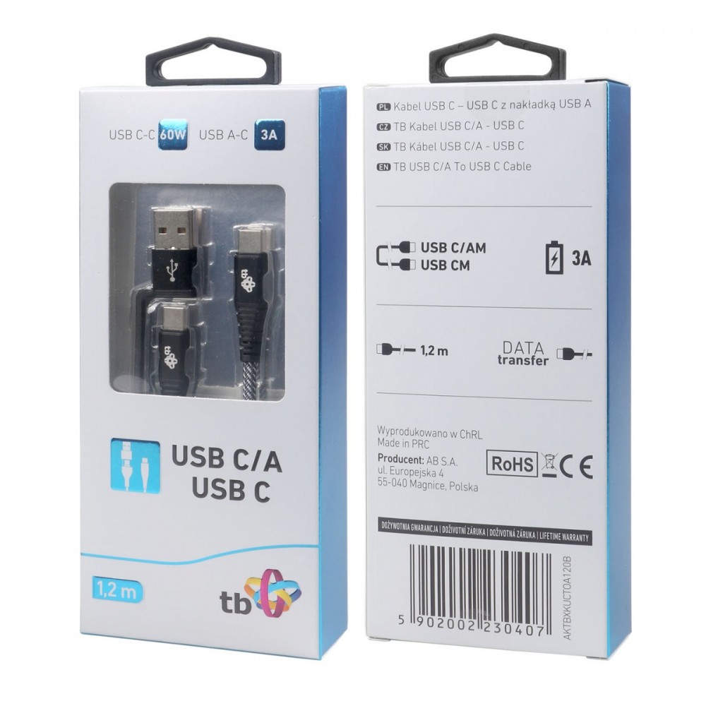 TB  USB A/C - USB C
