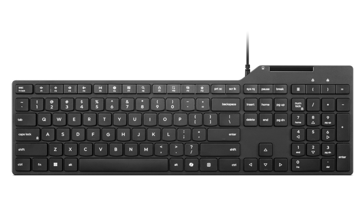 Lenovo USB-A Wired Smartcard Keyboard 5000-US
