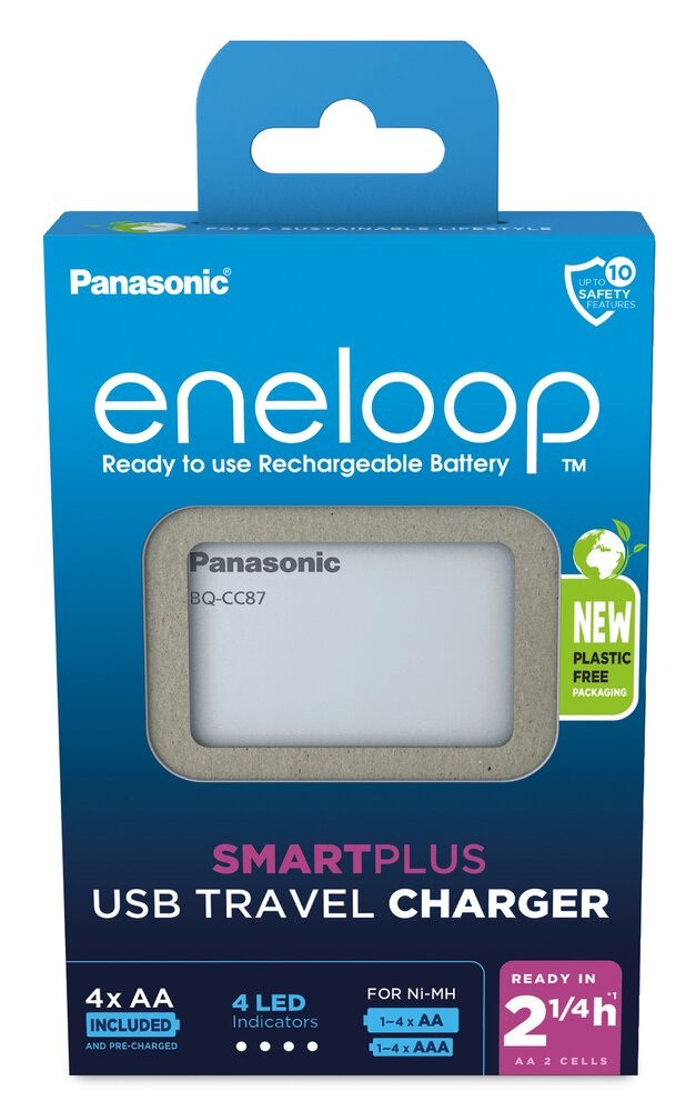Panasonic USB battery charger Eneloop Smartplus
